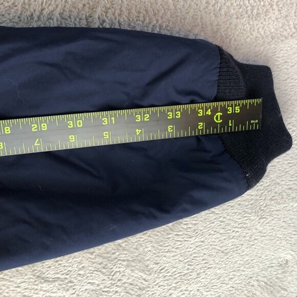 L.L. Bean Mens Bomber Jacket Size XLT Full Zip Stand Collar Outdoors Insulated - Picture 6 of 12